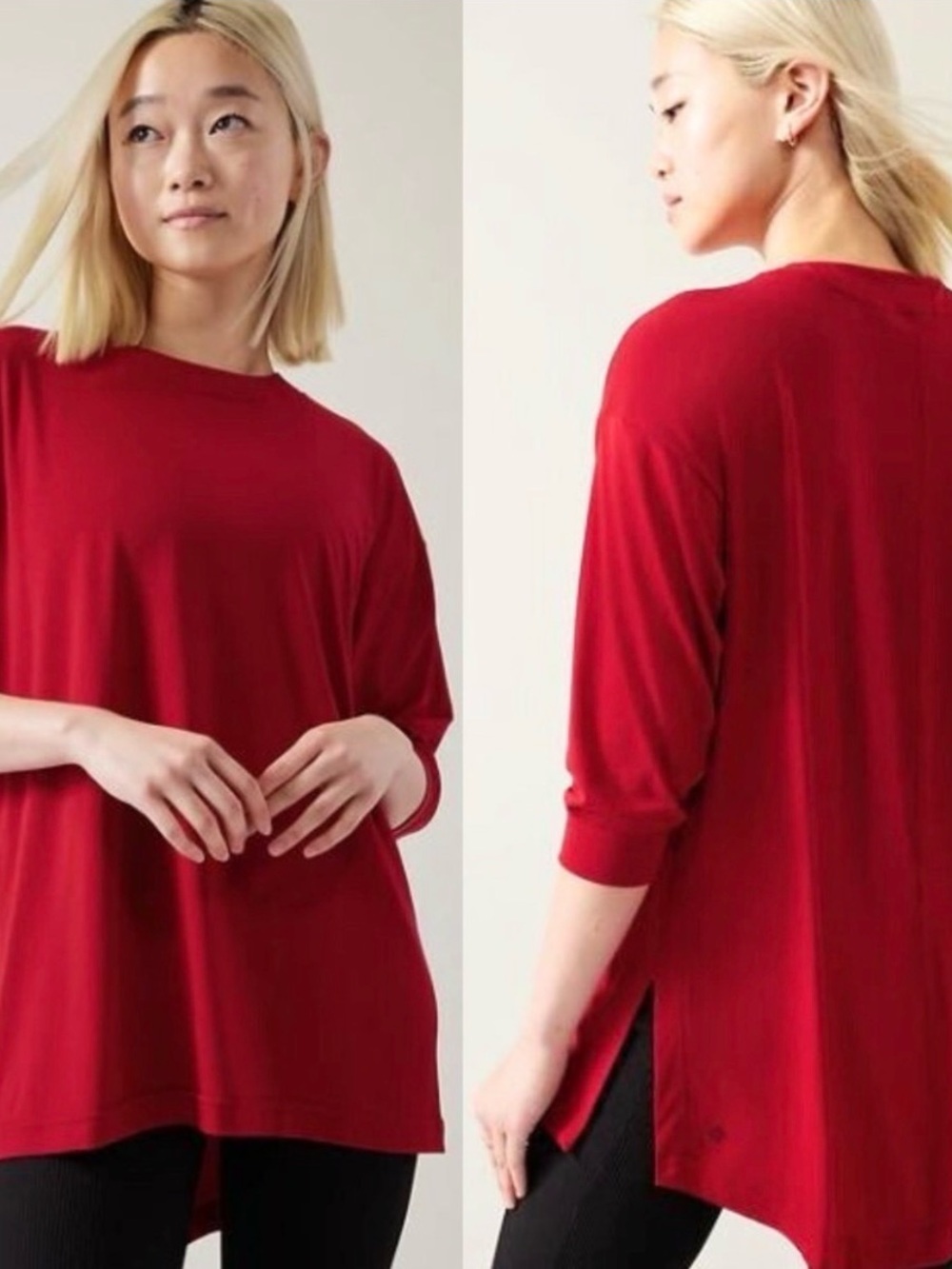 Athleta Women’s 2X Red Oversized Tubic Top 0007